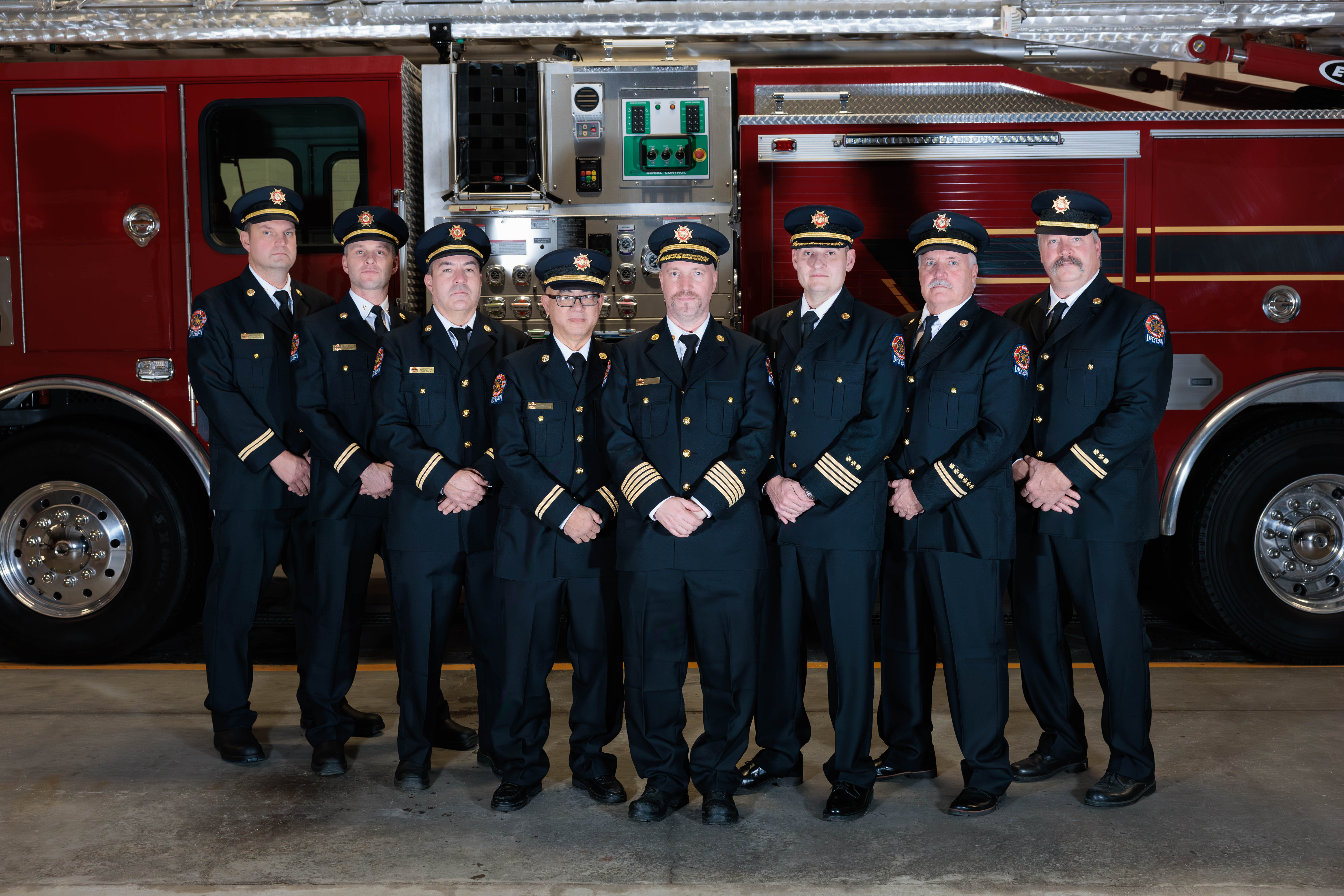 Dryden Fire Service Officer group picture